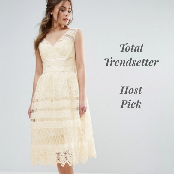 *Final Drop!* NWT ASOS | Lace Party Dress 6/8 - Picture 2 of 8